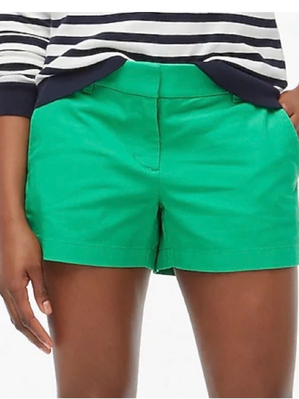 J. Crew 3.5” Emerald Green Classic Chino Women's Shorts - size 12